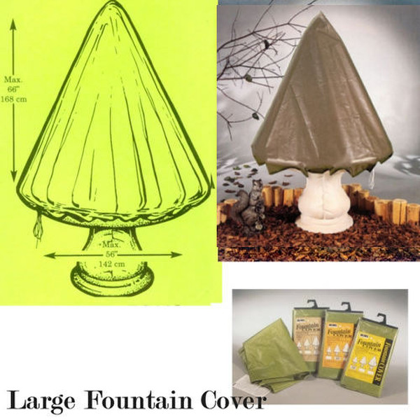 Henri Fountain Cover Large protection waterproof Cement UV stabilized